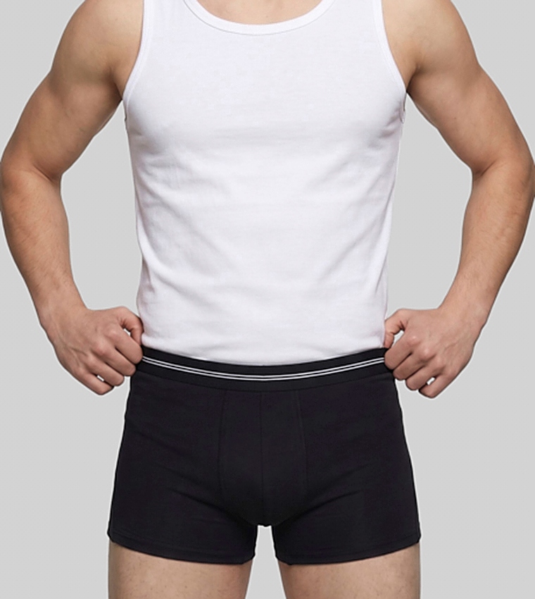 R&B  Trunks & Briefs - BLACK Trunks & Briefs