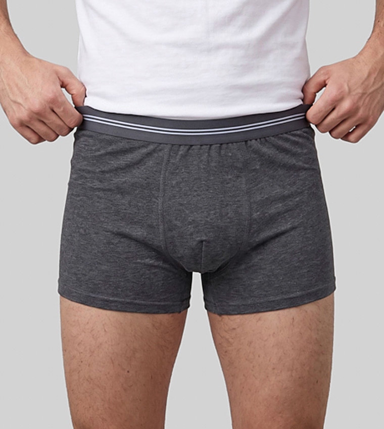 R&B  Trunks & Briefs - Grey Trunks & Briefs