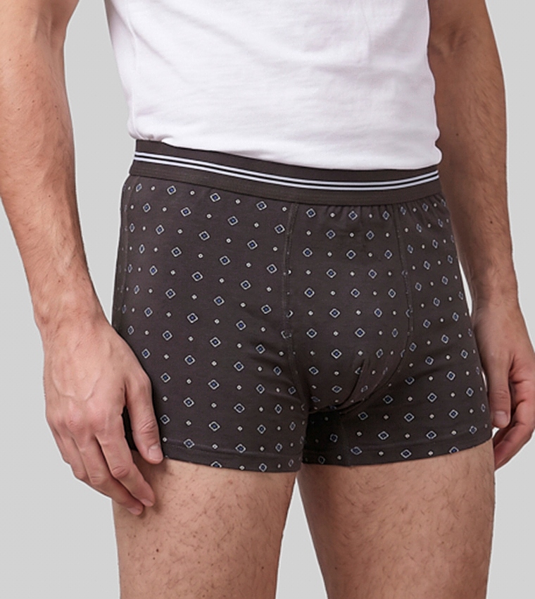R&B  Trunks & Briefs - Grey Trunks & Briefs