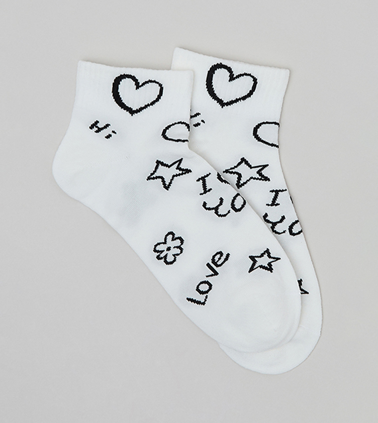 أر آند بي  جوارب للكاحل  - متعدد Ankle Length Socks