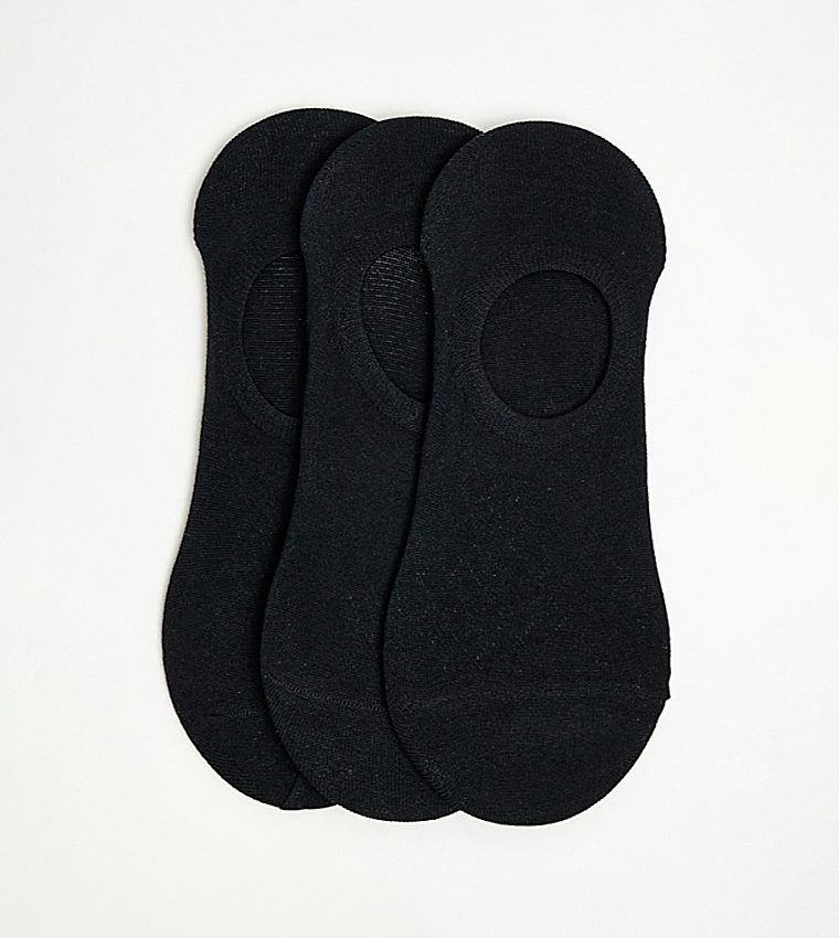 R&B  No Show Socks - BLACK No Show Socks
