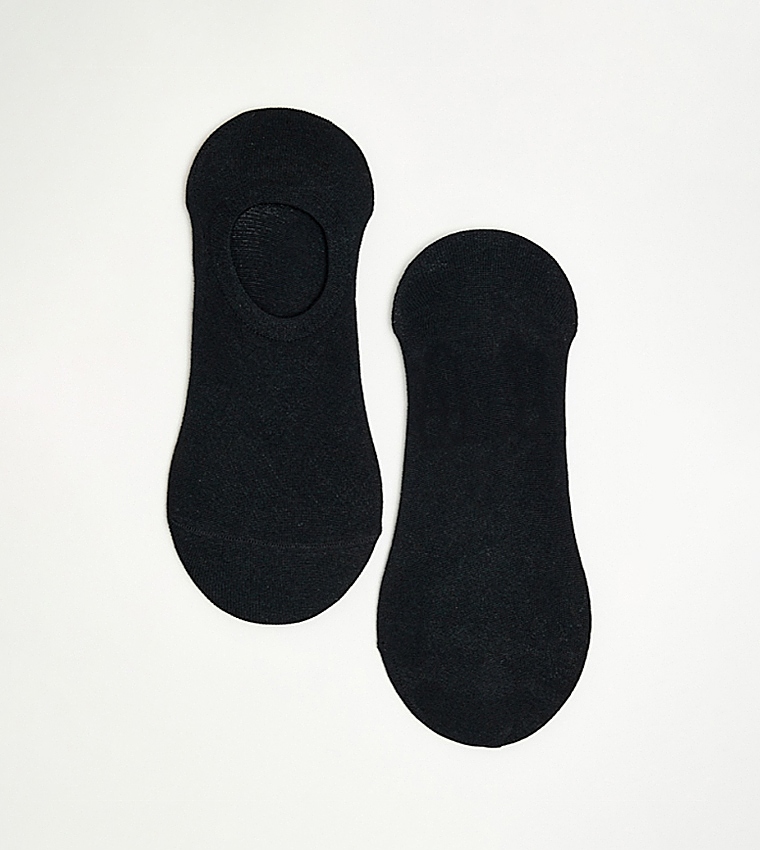 R&B  No Show Socks - BLACK No Show Socks