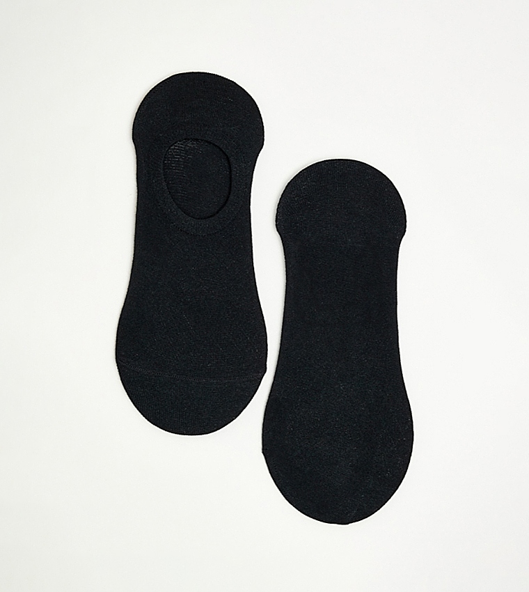 R&B  No Show Socks - BLACK No Show Socks