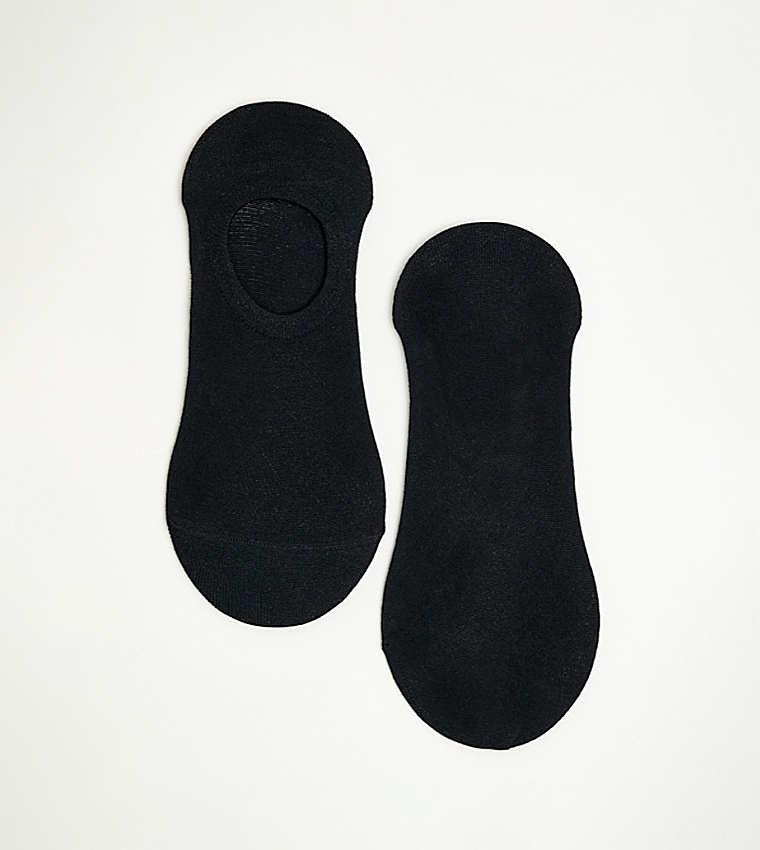 R&B  No Show Socks - BLACK No Show Socks