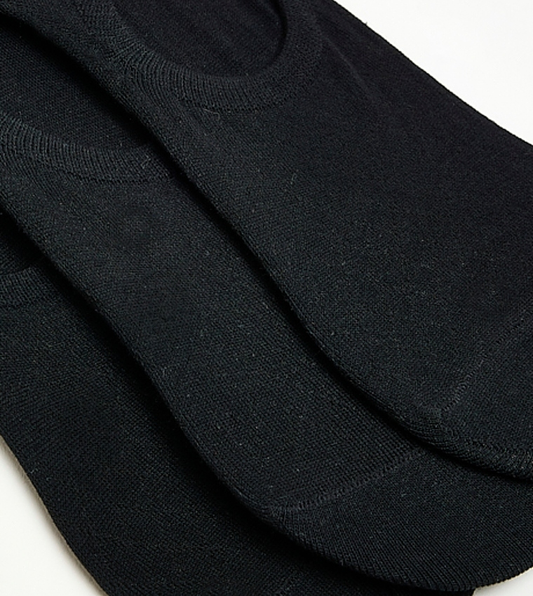 R&B  No Show Socks - BLACK No Show Socks
