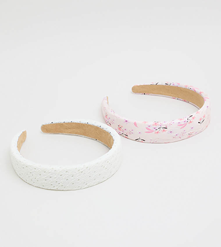 2 Pack Wide Headbands