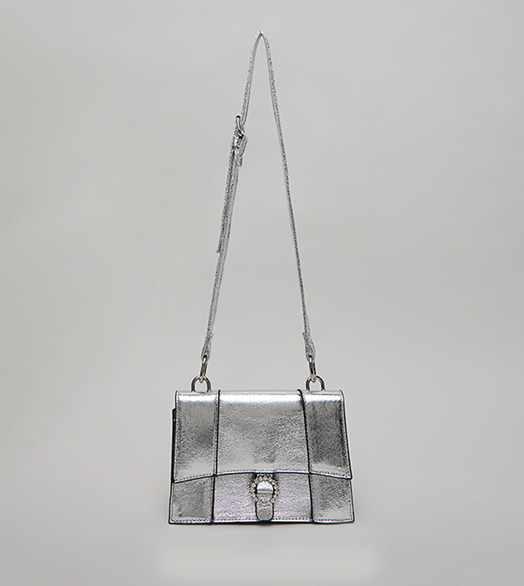 Metallic Crossbody Bag