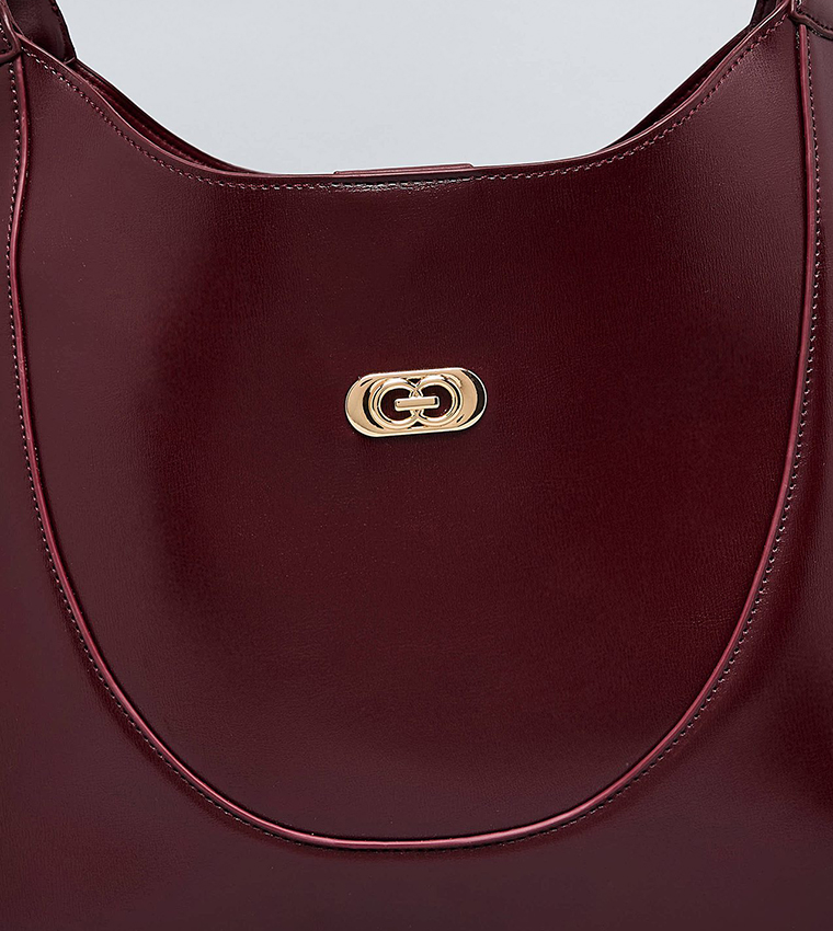 Solid Shoulder Bag