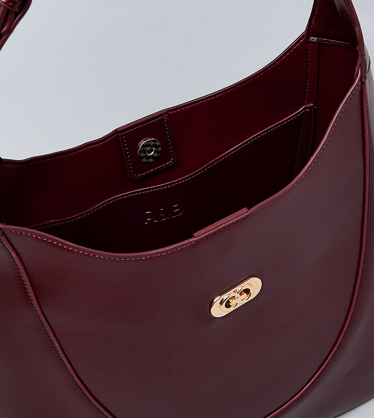 Solid Shoulder Bag