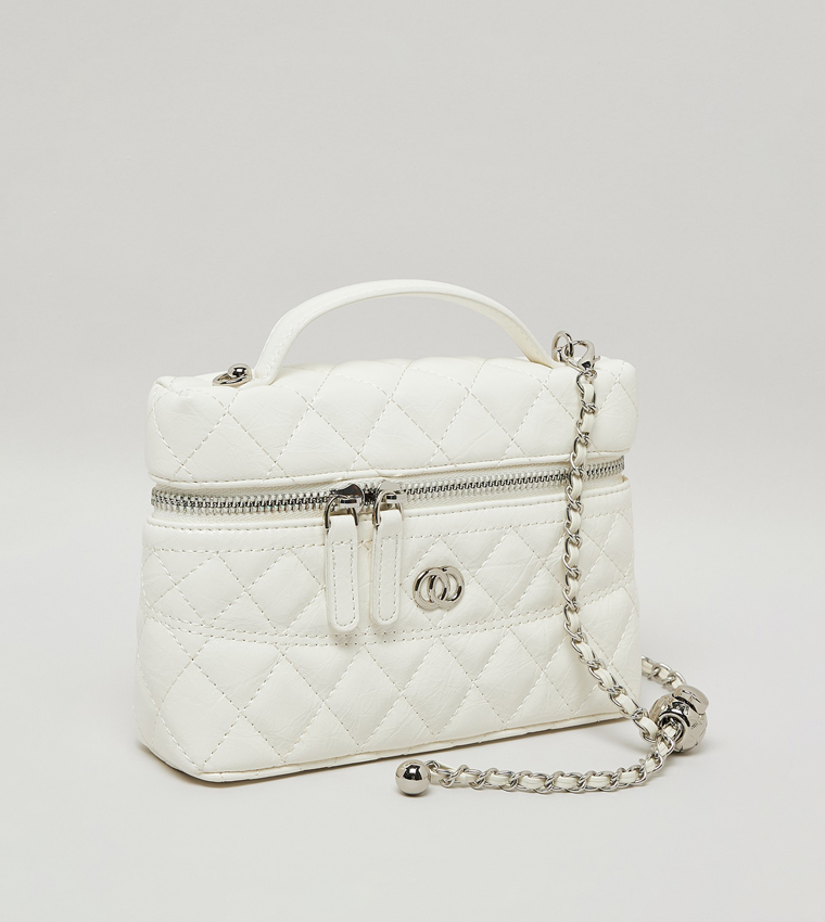 Quilted Vanity Crossbody Bag