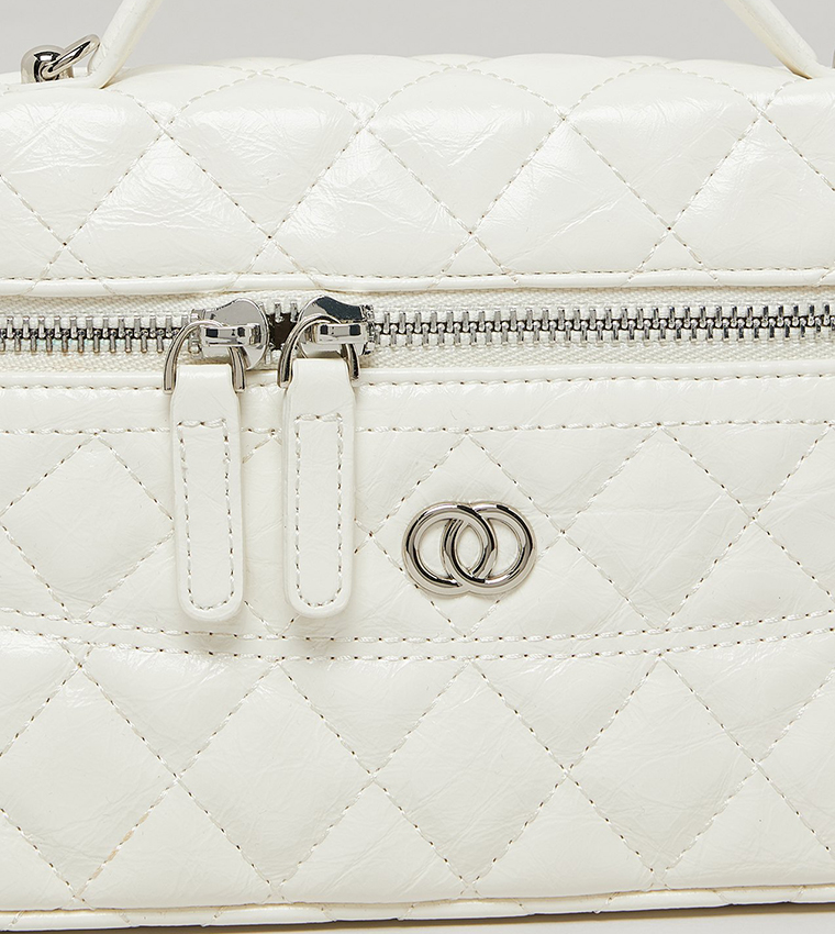 Quilted Vanity Crossbody Bag