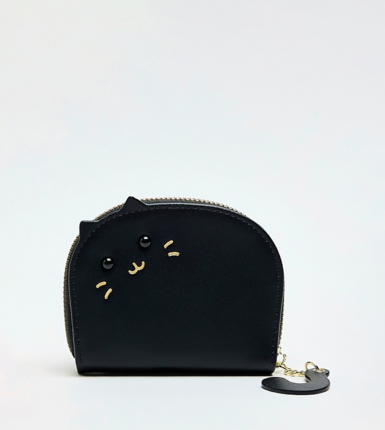 Cat-Shaped Mini Wallet