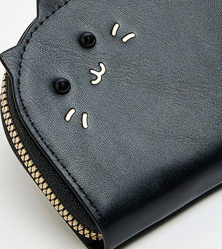 Cat-Shaped Mini Wallet
