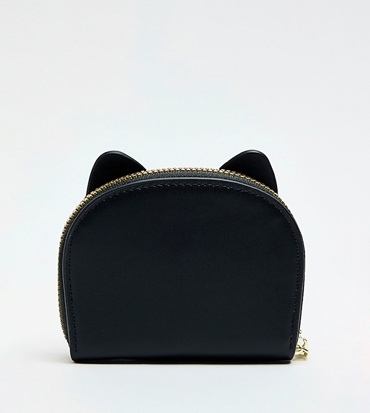 Cat-Shaped Mini Wallet