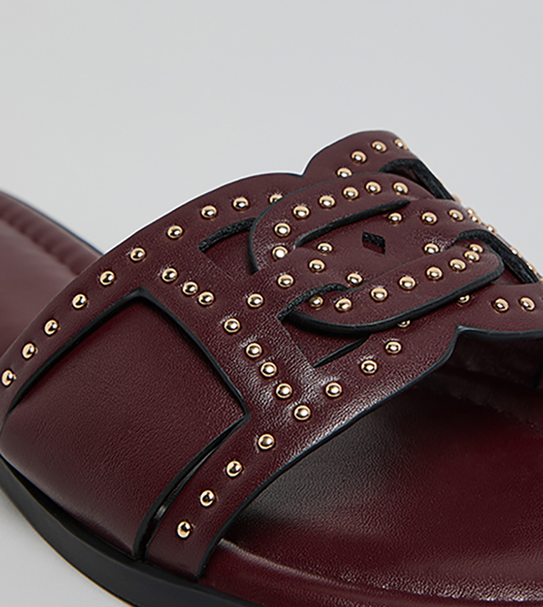 Studded Flat Sandals