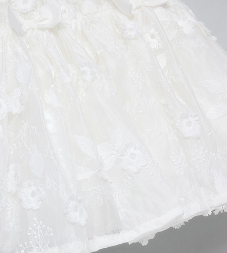 Embroidered Dress with Bloomers
