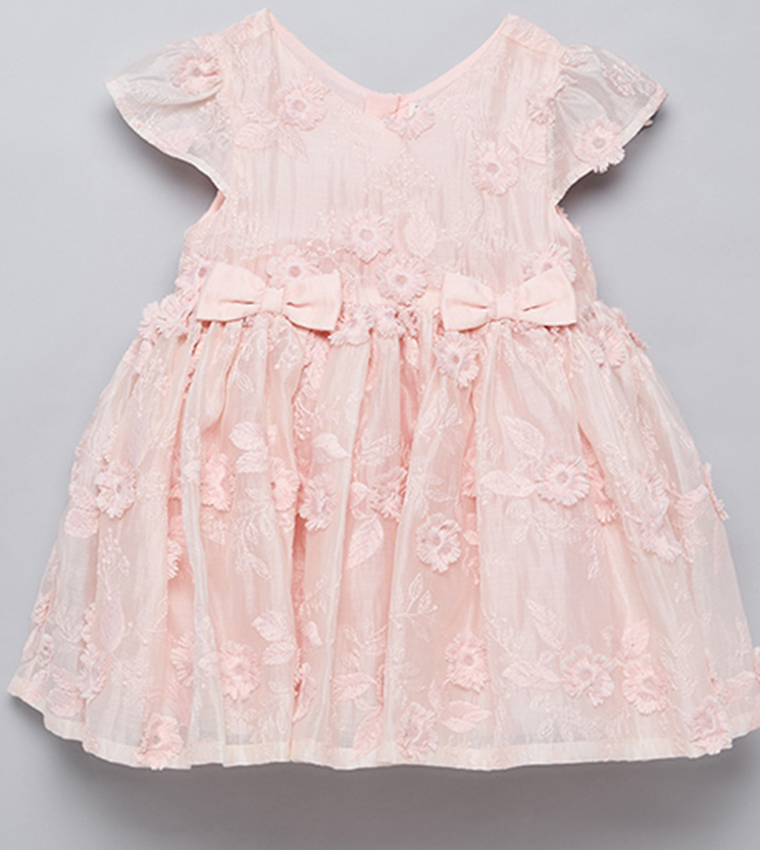Embroidered Dress with Bloomers