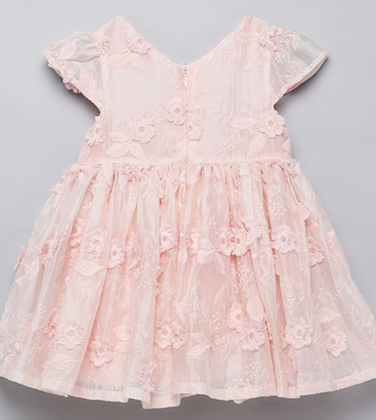 Embroidered Dress with Bloomers
