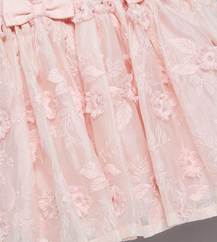 Embroidered Dress with Bloomers