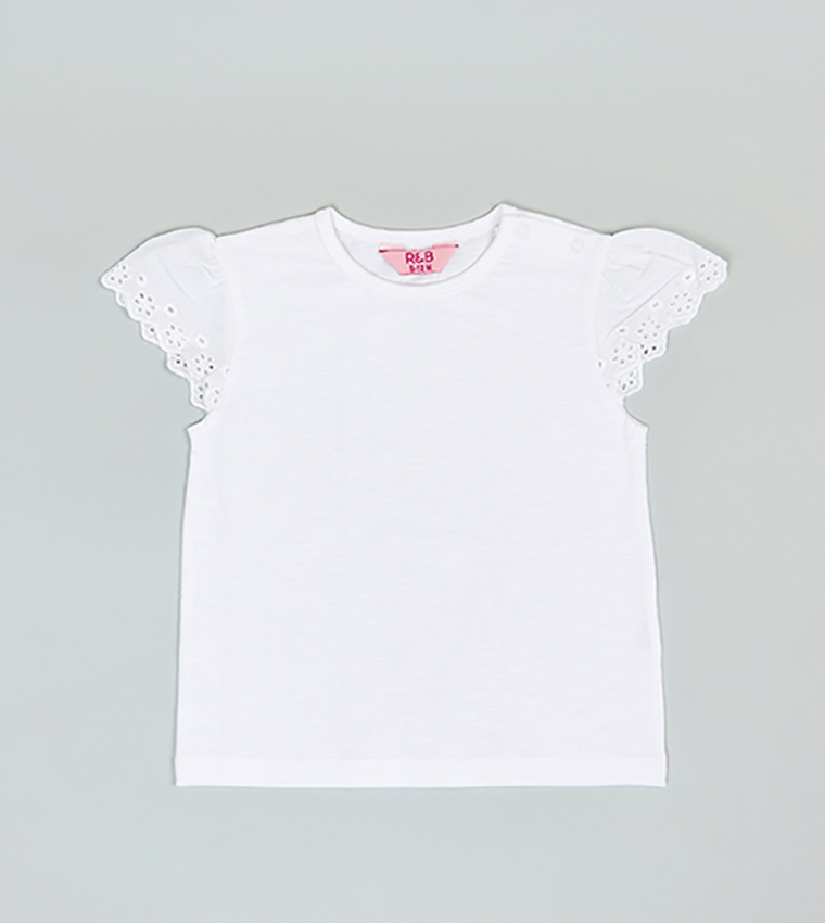 Solid Top and Checked Pinafore Set