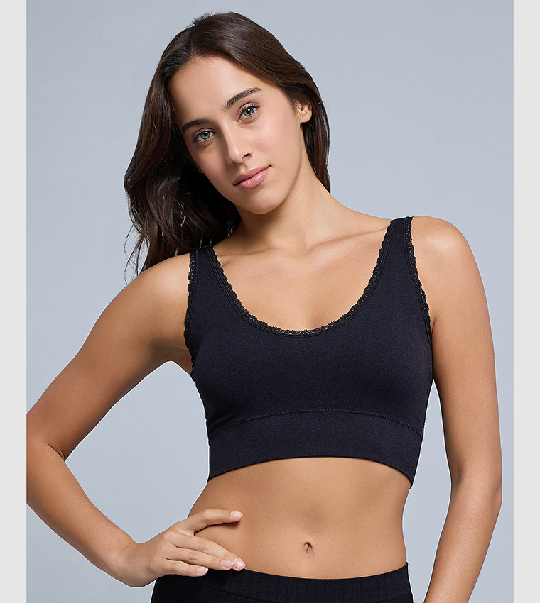 2 Pack Solid Bralettes