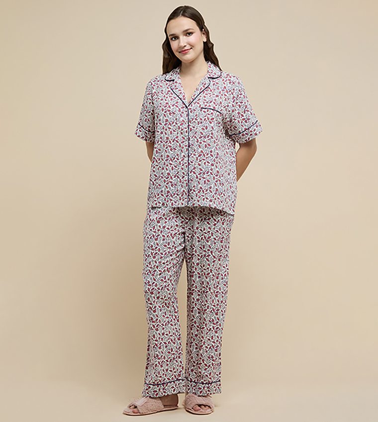 R&B  Pyjama Set - Ivory T-shirts