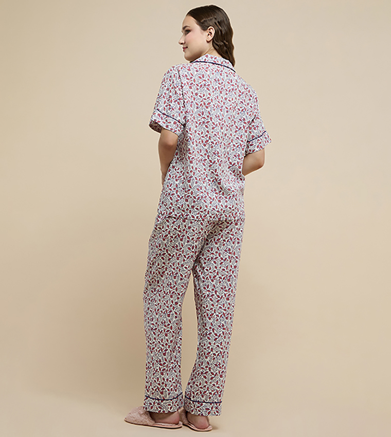 R&B  Pyjama Set - Ivory T-shirts