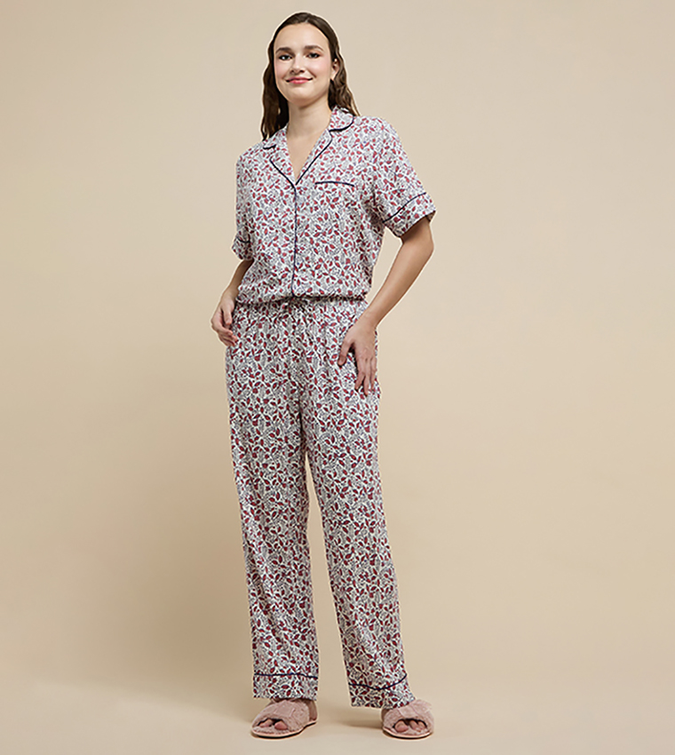 R&B  Pyjama Set - Ivory T-shirts
