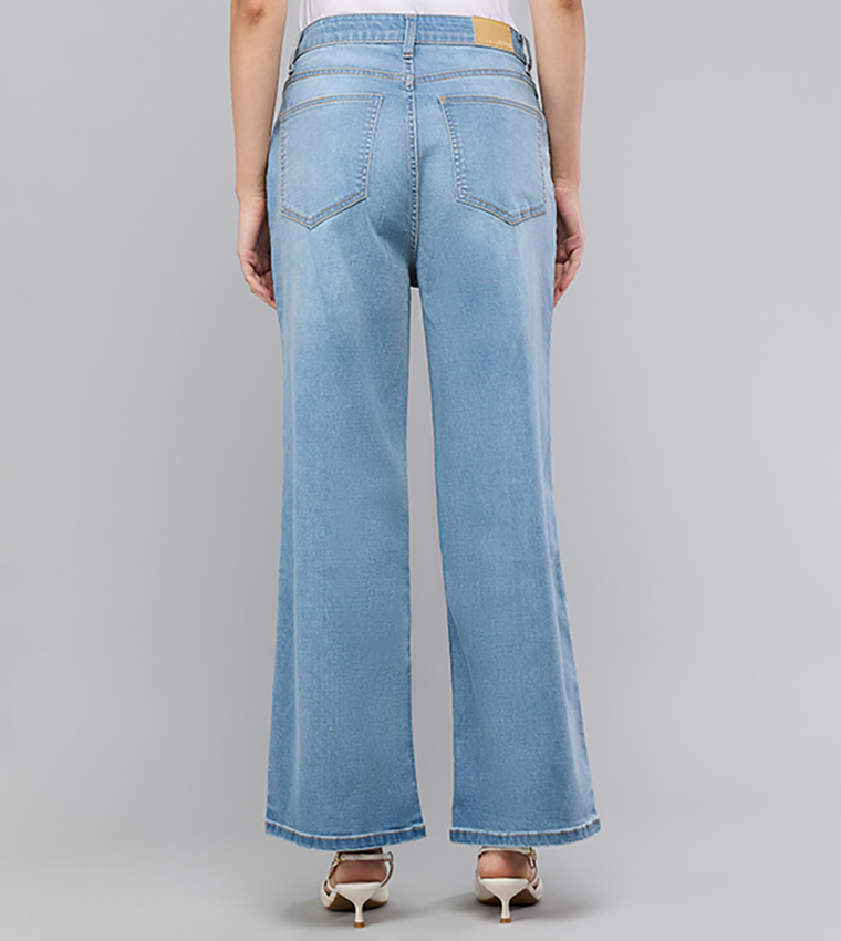 R&B  Bootcut Jeans - Light Blue Bootcut Jeans