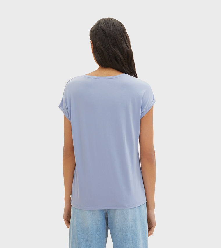 Solid Crew Neck T-Shirt