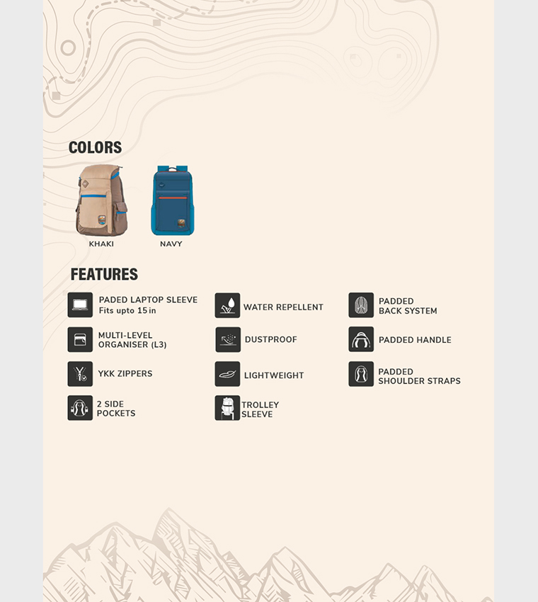 Cargo Pack 30 Color Block Backpack