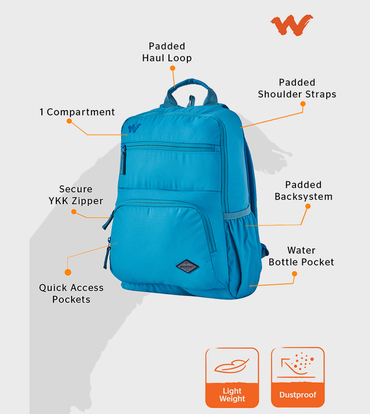 ANDES 15 HUE Logo Detail Backpack