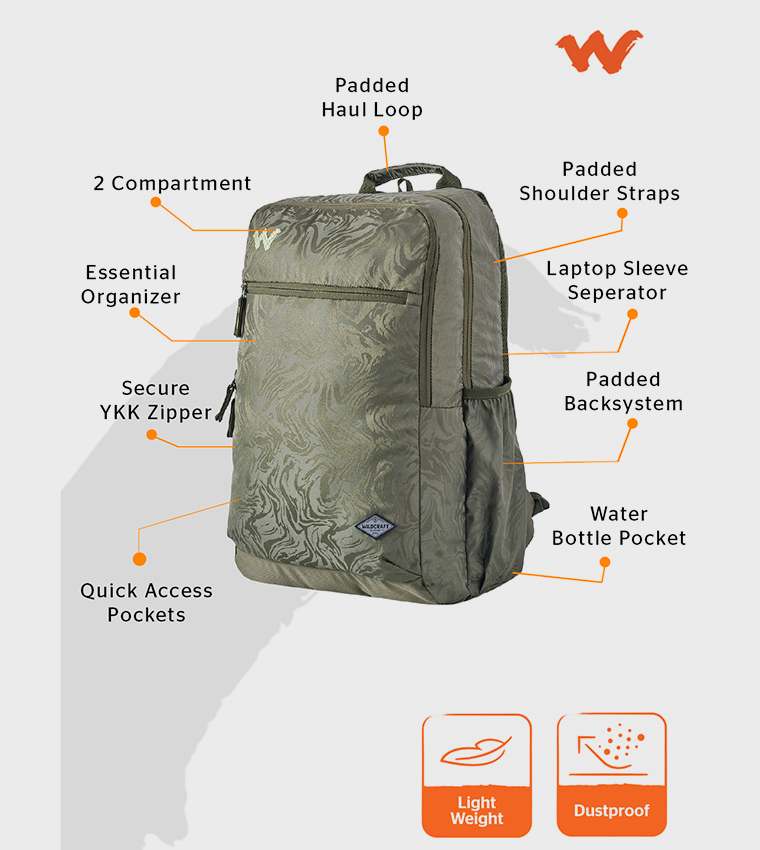 ANDES 35 WAVE Printed Backpack