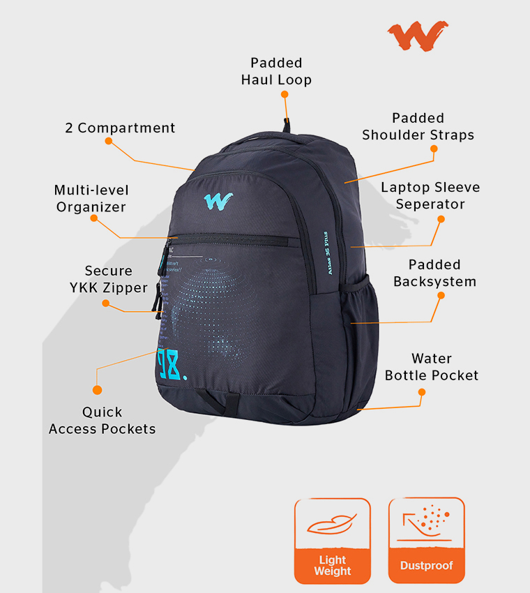 ATLAS 35 PLUS 98 Printed Backpack