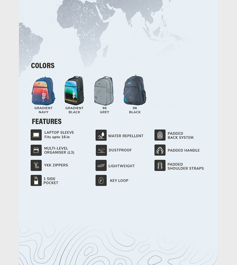 ATLAS 35 PLUS 98 Printed Backpack