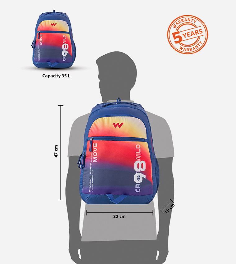 ATLAS 35 PLUS GRADIENT Printed Backpack