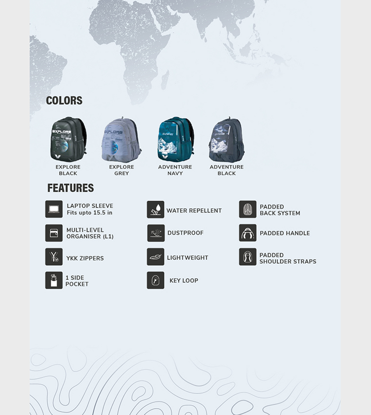 Wildcraft  Backpacks - Grey 