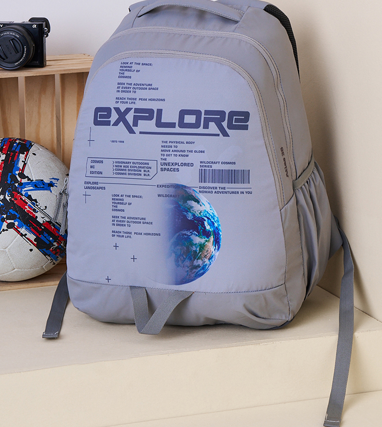 Wildcraft  Backpacks - Grey 