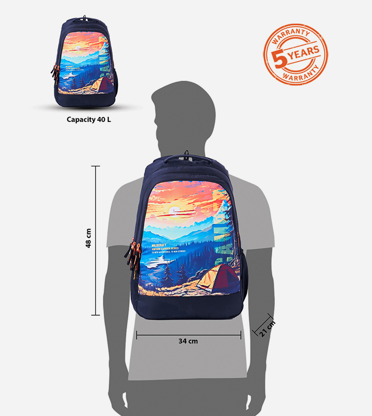 Wildcraft  Backpacks - Black 