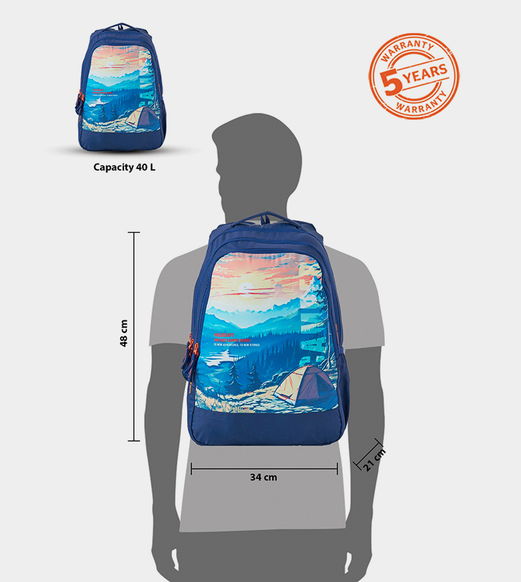 Atlas 40 Camper_Tent Printed Backpack