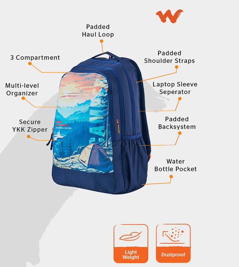 Atlas 40 Camper_Tent Printed Backpack