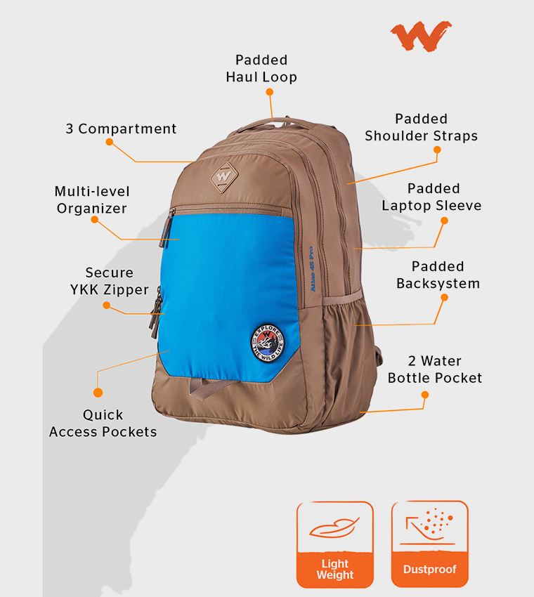 ATLAS 45 PRO BADGE Color Block Backpack
