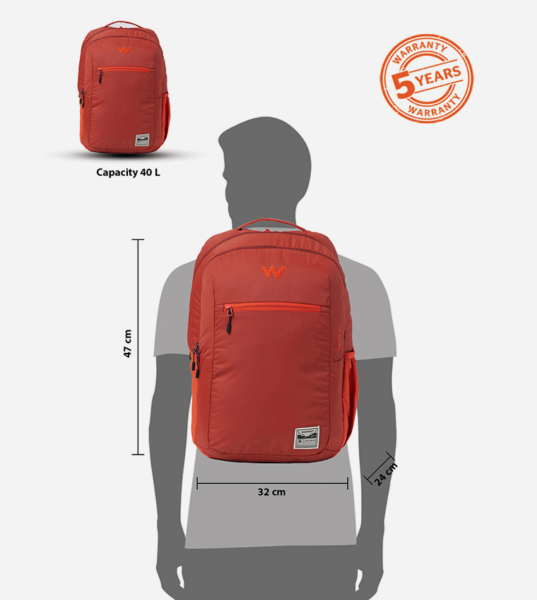 SIERRA 40 BADGE Logo Detail Backpack