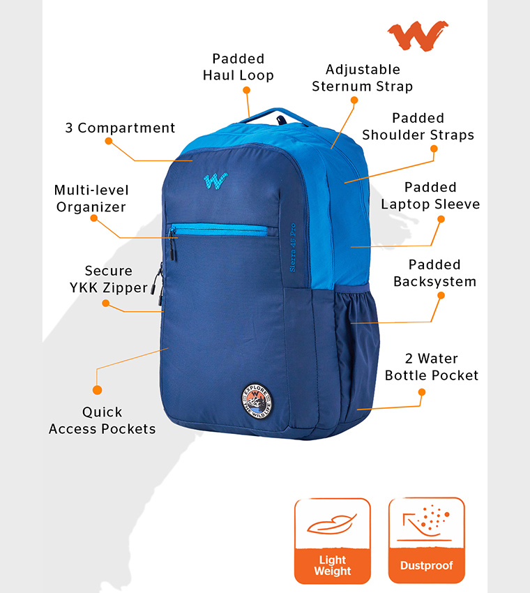 SIERRA 45 PRO BADGE Color Block Backpack