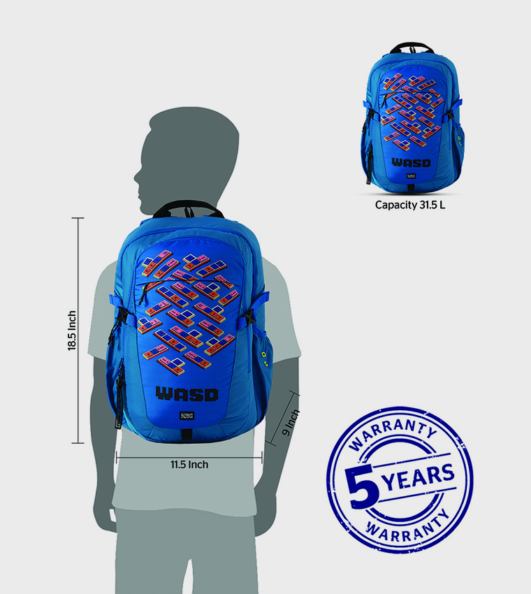 Tribe 1 Wasd Printed Backpack