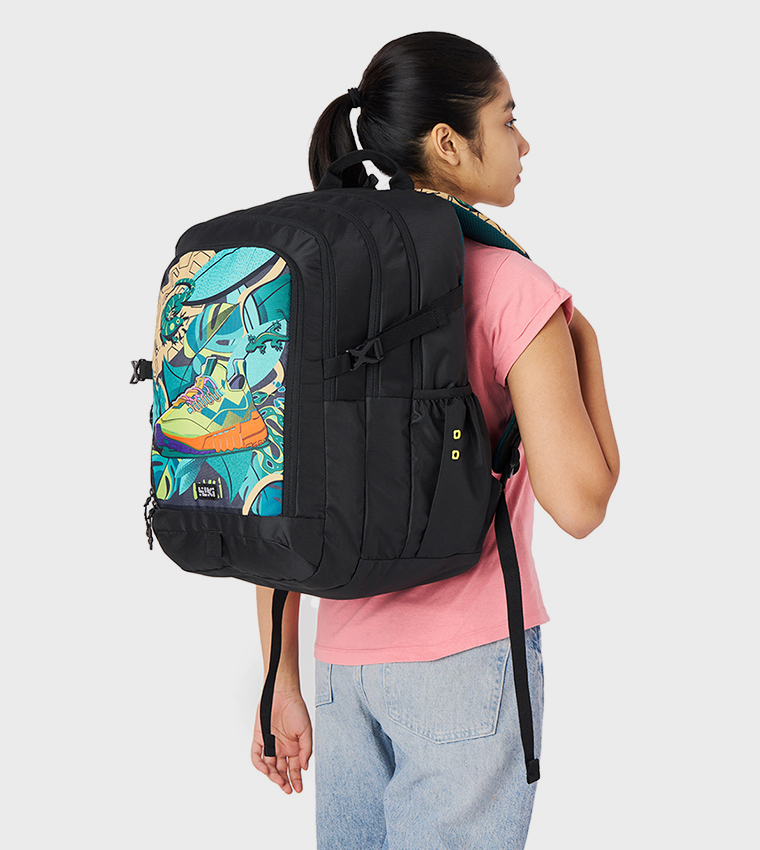 Tribe 4 Sneaker Printed Backpack