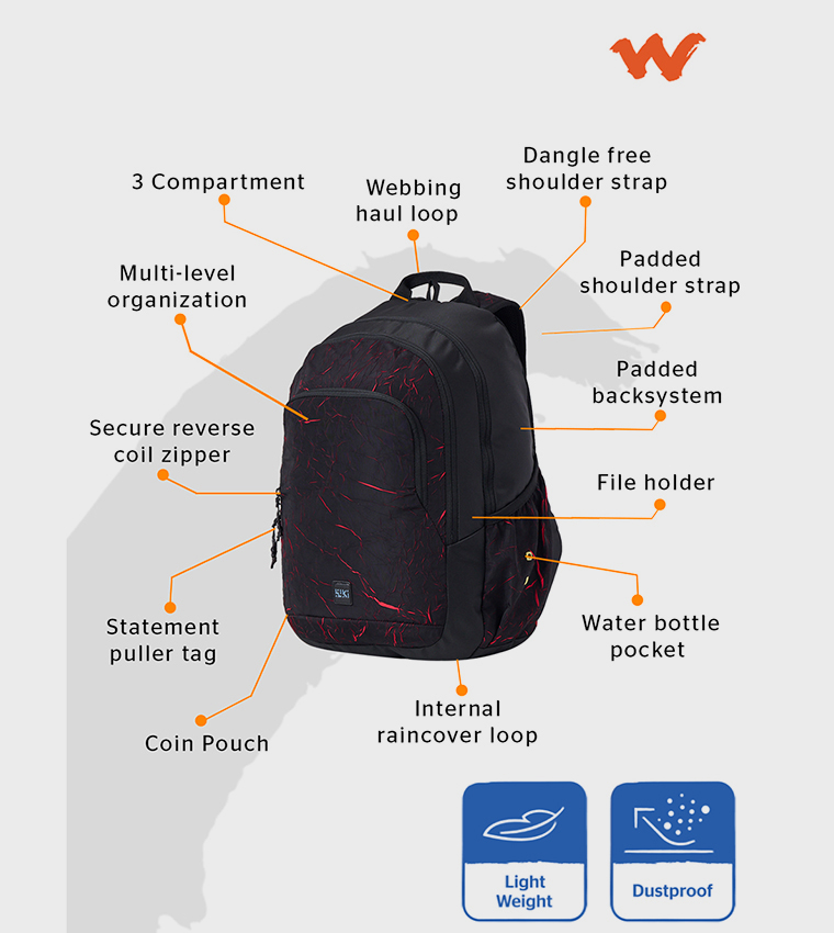 Wildcraft  Backpacks - Black Backpacks