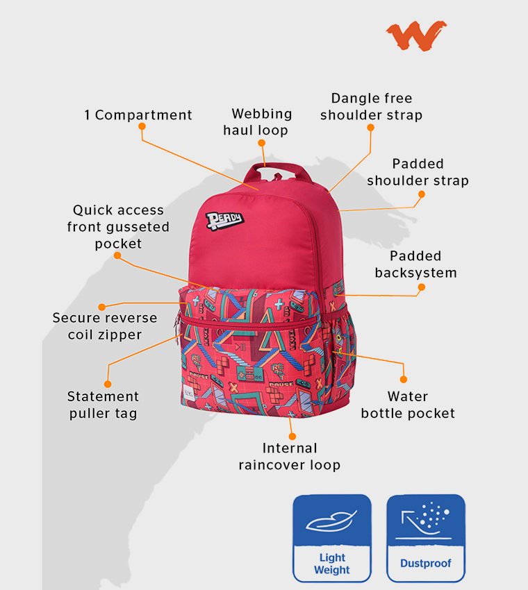Wildcraft  Backpacks - Red Backpacks