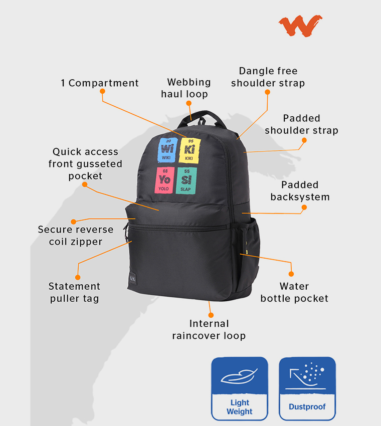Wildcraft  Backpacks - Black Backpacks