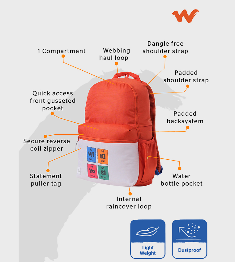 Wildcraft  Backpacks - Orange Backpacks